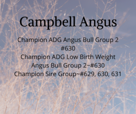 Campbell Angus of Twisp, Washington